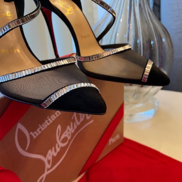 Christian Louboutin Chiara Diams BLK Pumps - Picture 4 of 10